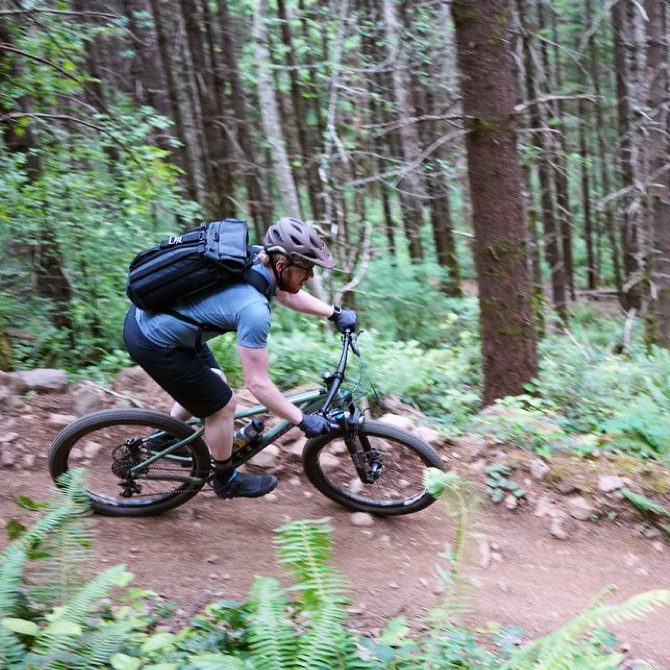 Erik riding at Sandy Ridge