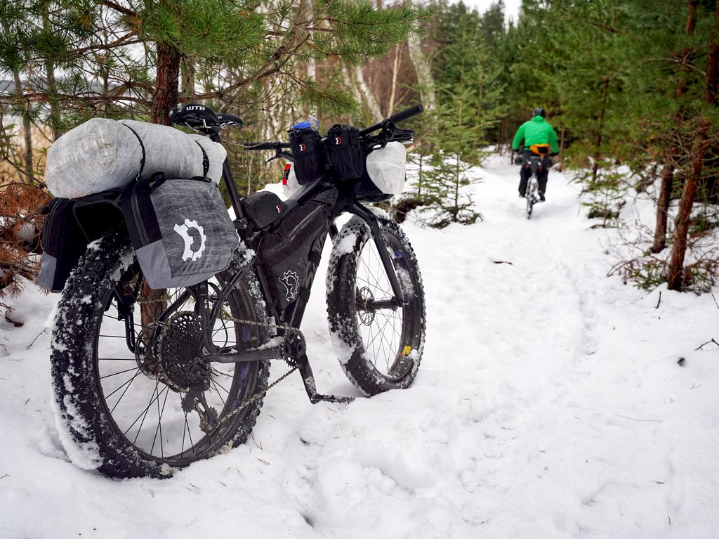 Riding through the woods around Stockholm