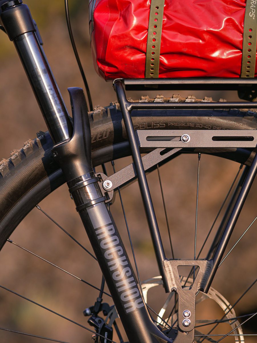 Mountain bike shop front rack