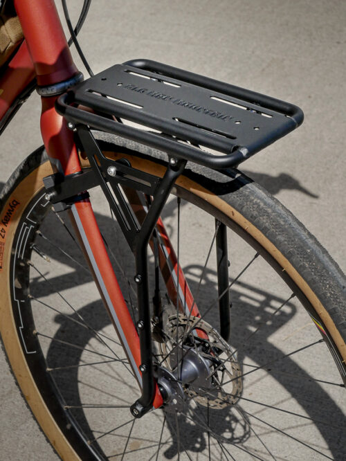 Elkhorn front rack on a gravel bike
