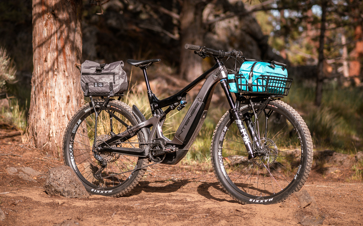 Mountain store bike basket