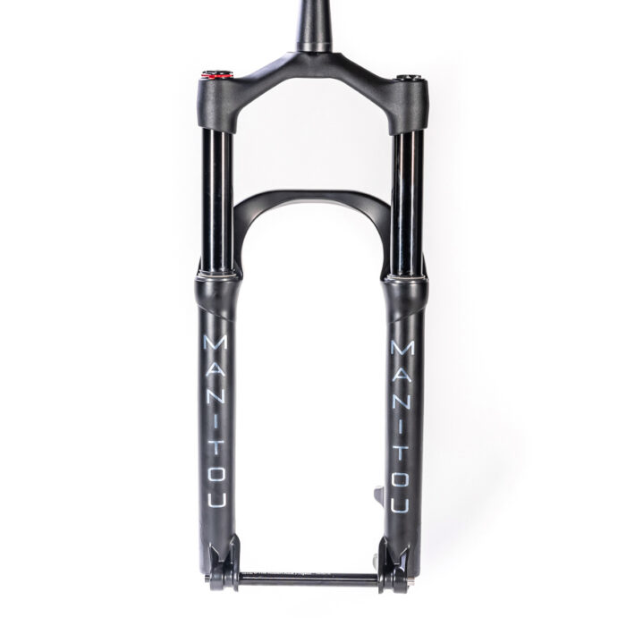 Manitou mastodon fork fit kit to mount a bike rack on a manitou mastodon fork