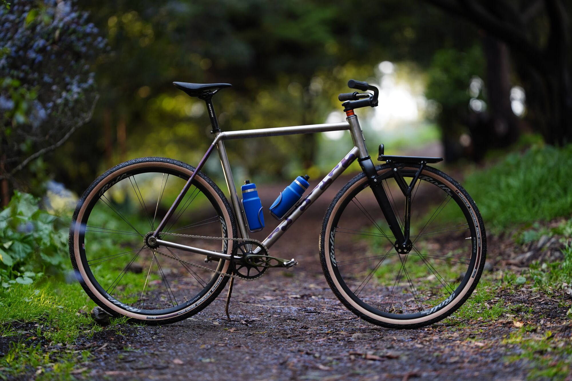 Pizza rack on an Artefact fixed gear bike