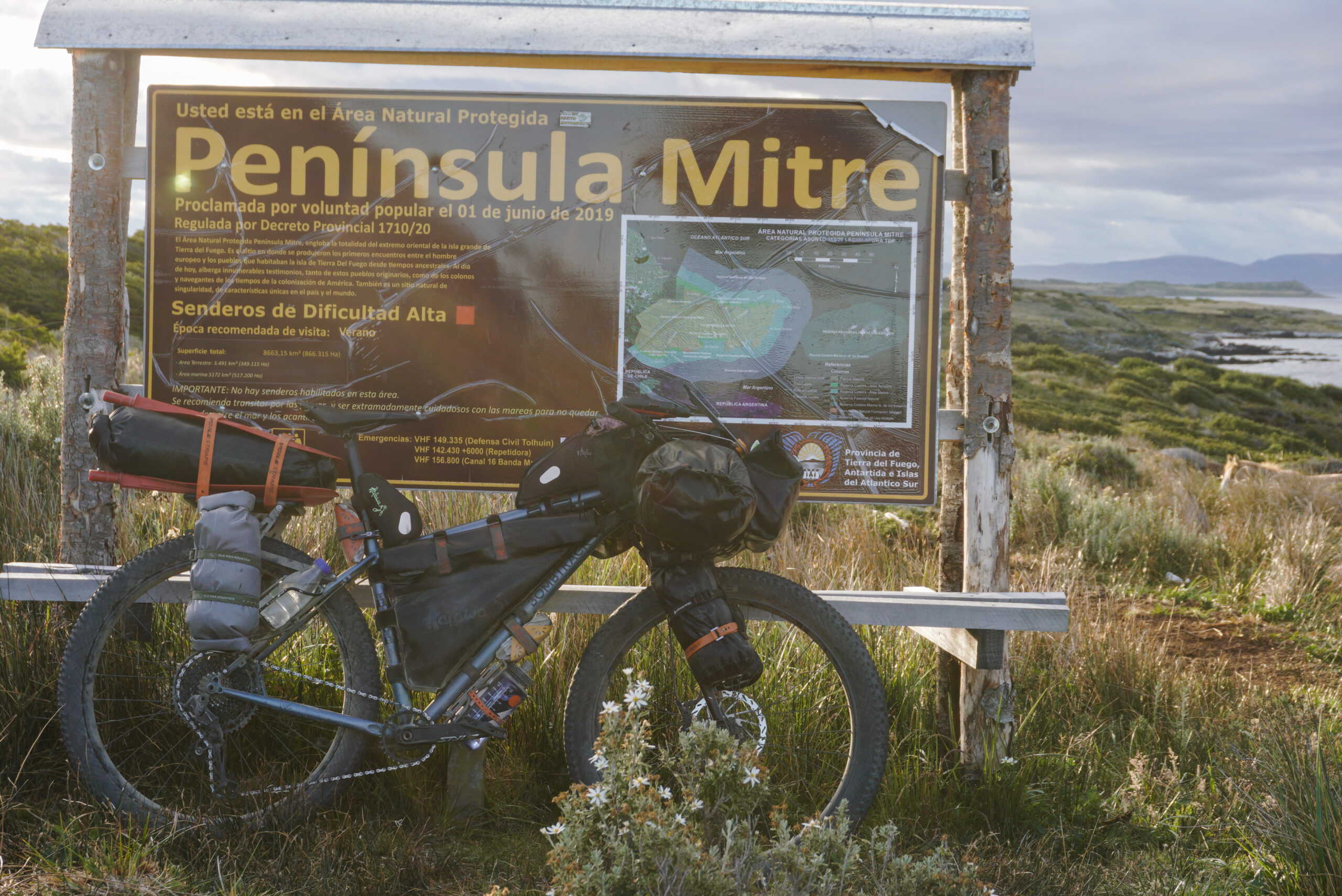 The official sign and landmark for the Peninsula