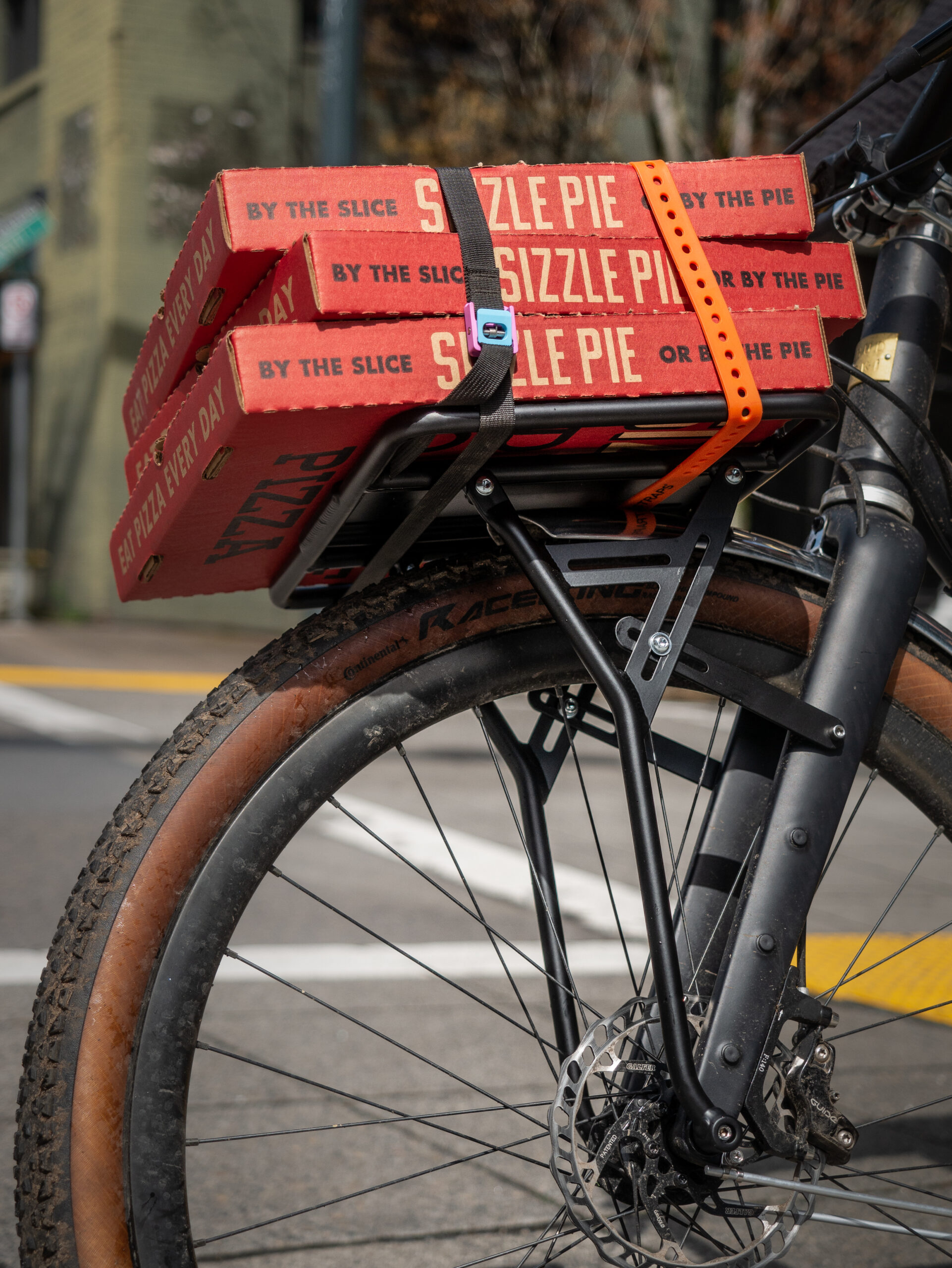 Front pizza rack discount bike