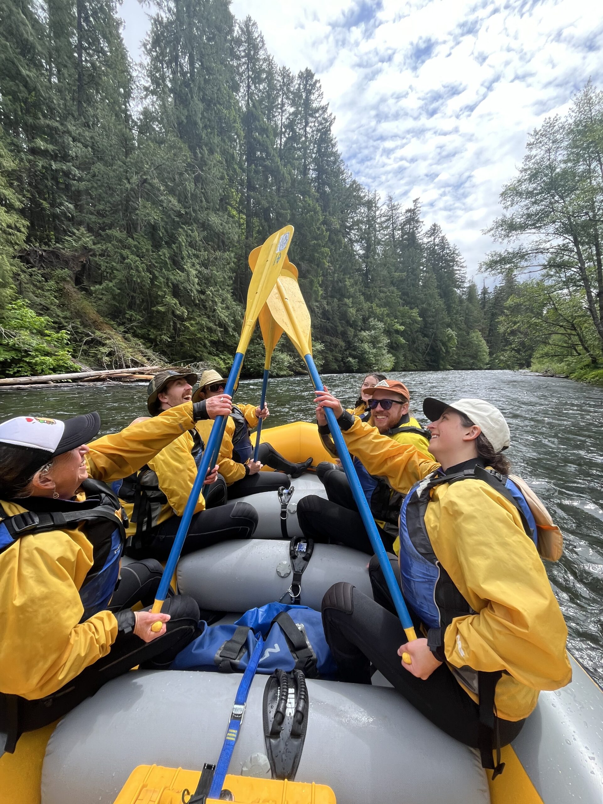 The OMM/RAP crew takes on rafting the Mackenzie river