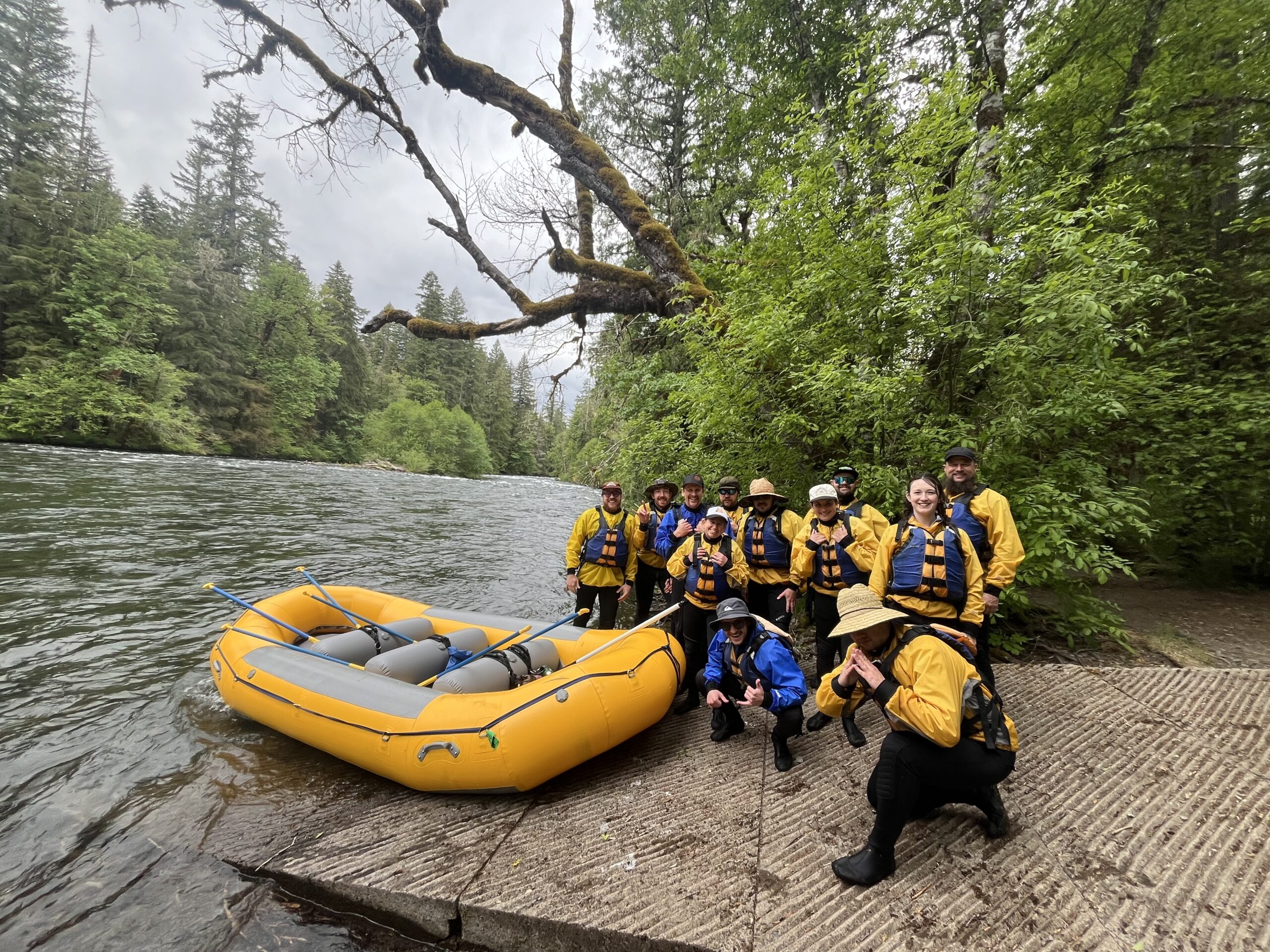 The OMM/RAP crew takes on rafting the Mackenzie river