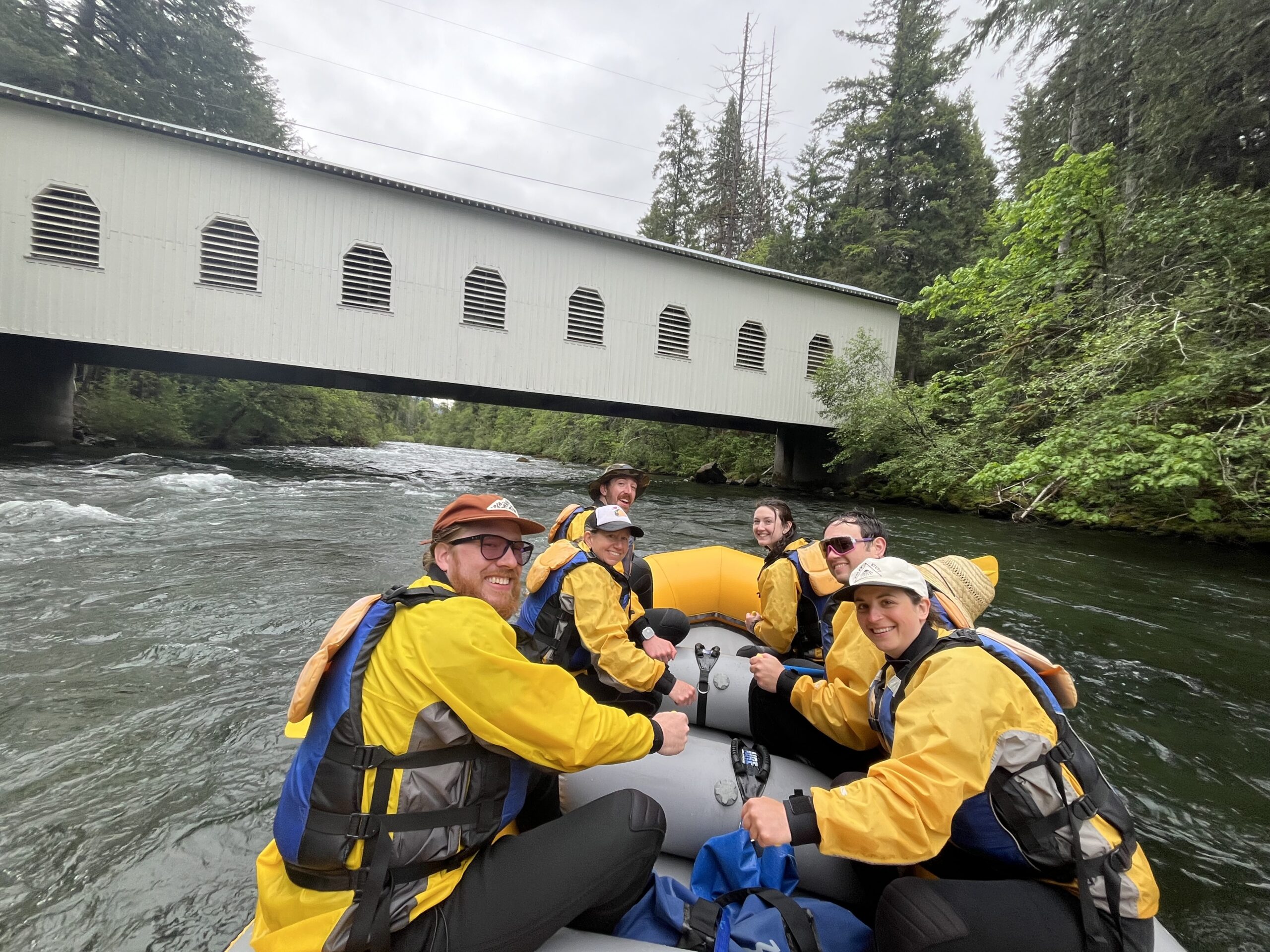 The OMM/RAP crew takes on rafting the Mackenzie river