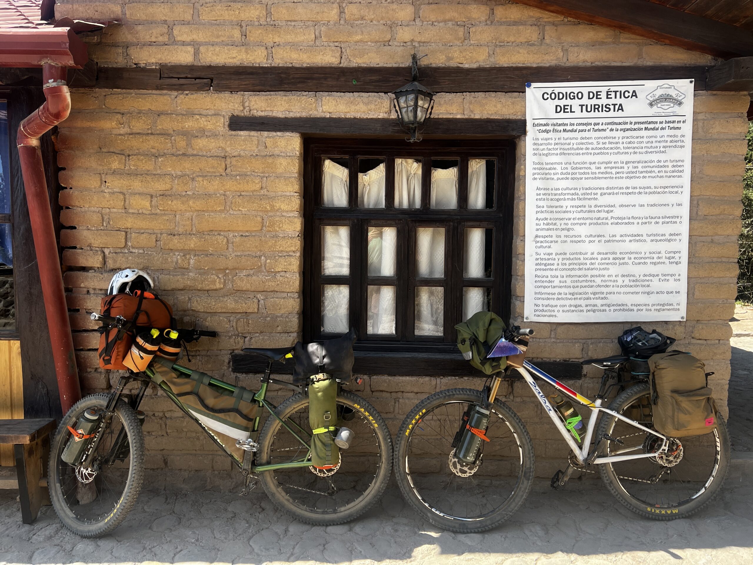 Chris McKleroy and his partners' bikepacking setups