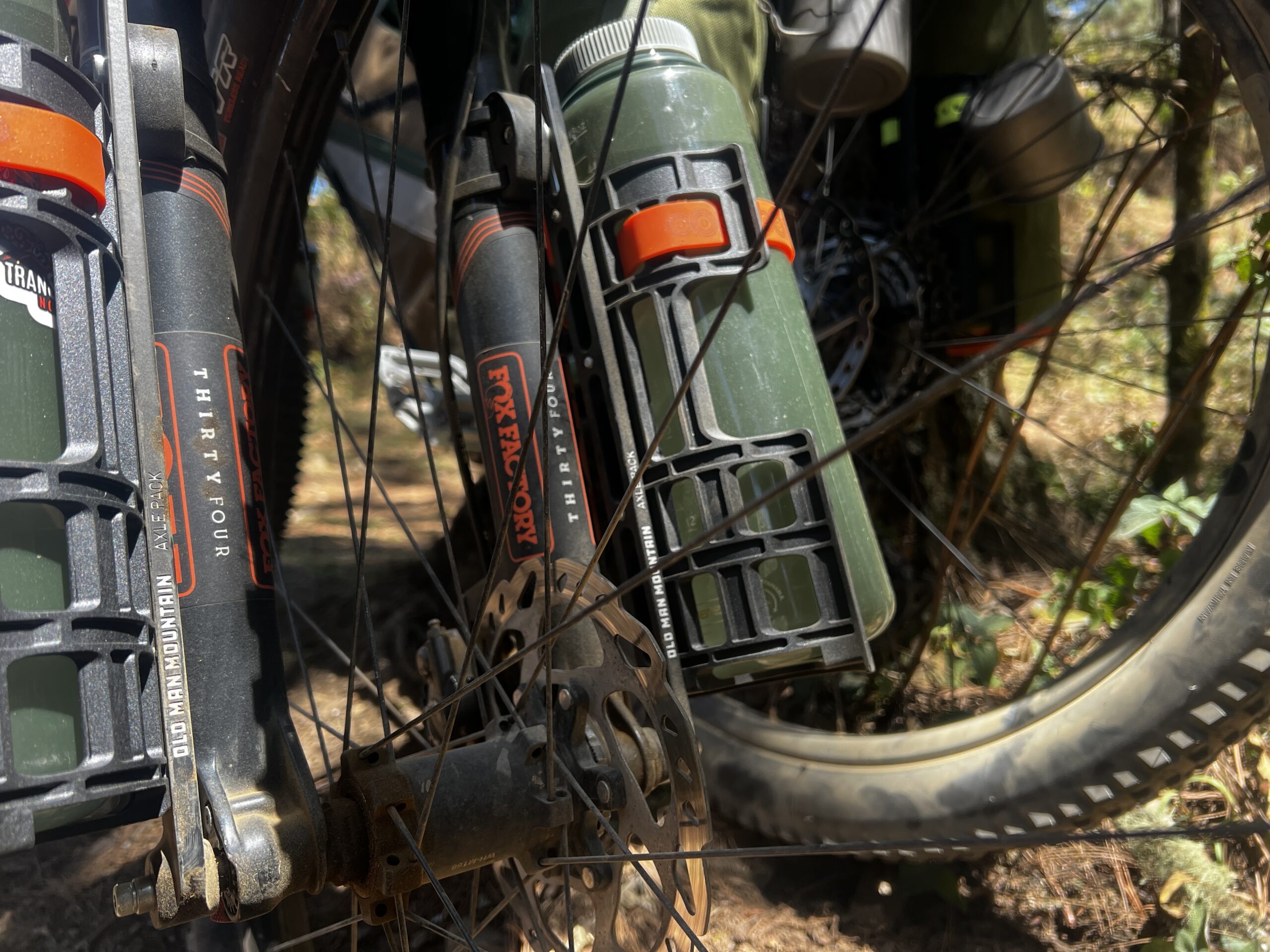 Chris McKleroy's front setup with OMM Axle Pack