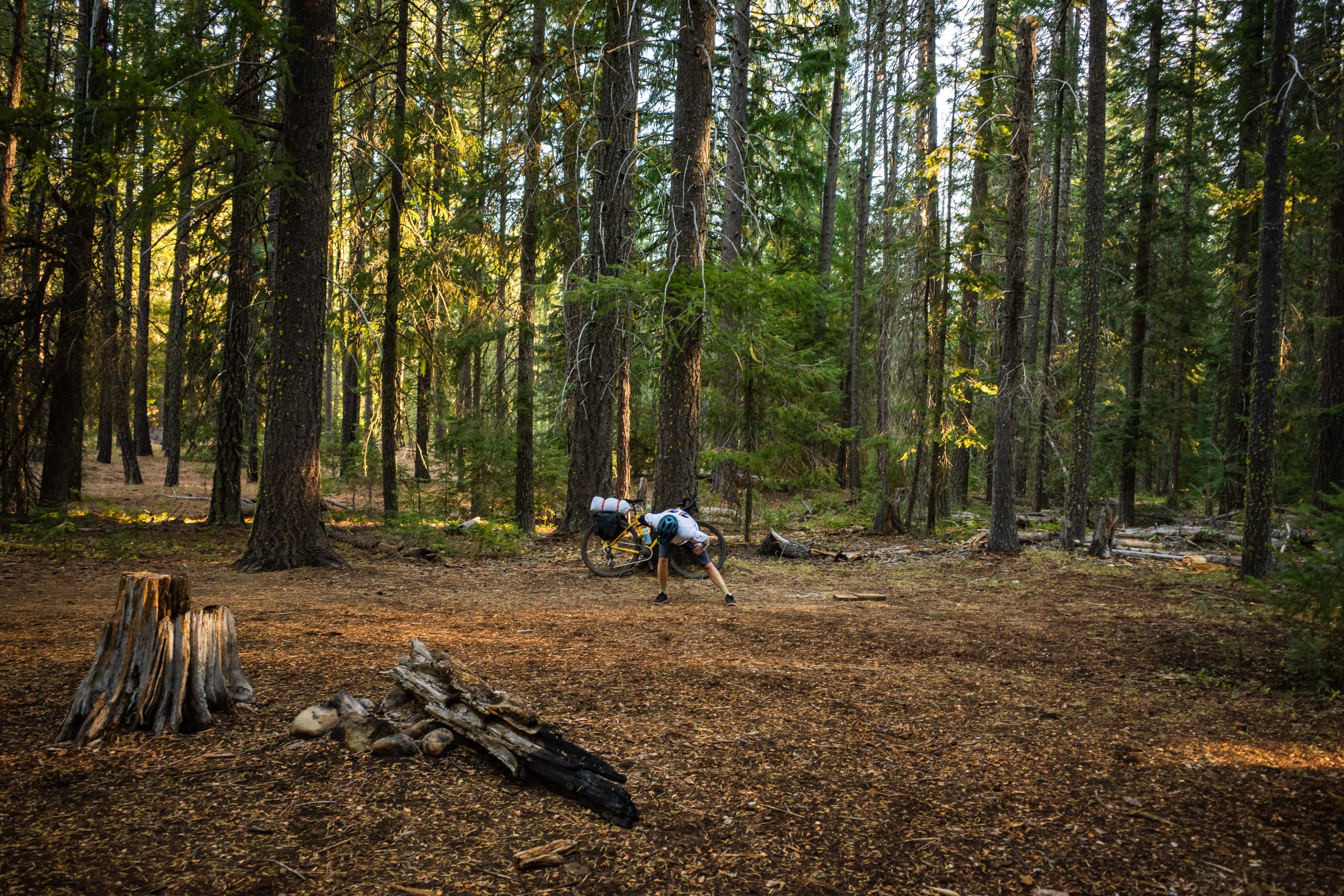 Rachael Goes for a Ride-59 Middle of Sisters Loop Bikepacking Trip- morning stretch