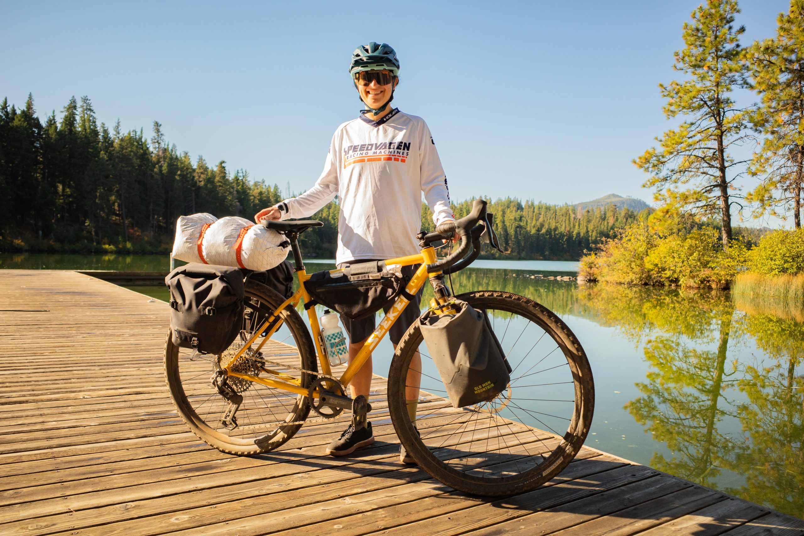 Rachael Goes for a Ride-64 Middle of Sisters Loop Bikepacking Trip- Suttle Lodge - Bikepacking setup