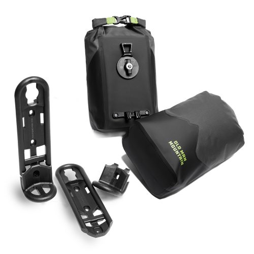 Hemlock with FLIP Cages Bikepacking Fork Packs
