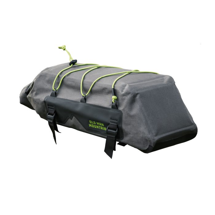 Atlas Deck Pack. Bikepacking seat pack bag for racks