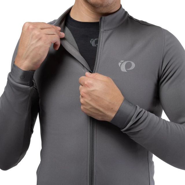 Model wearing Pearl Izumi Men's Pro Thermal Jersey