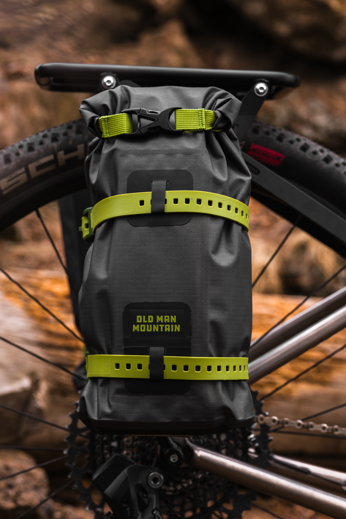 5L bikepacking dry bag.