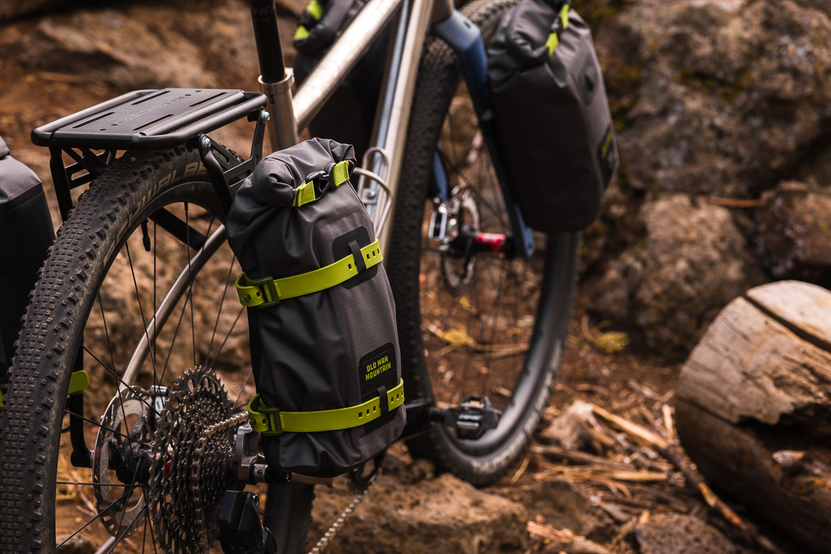5L bikepacking dry bag.