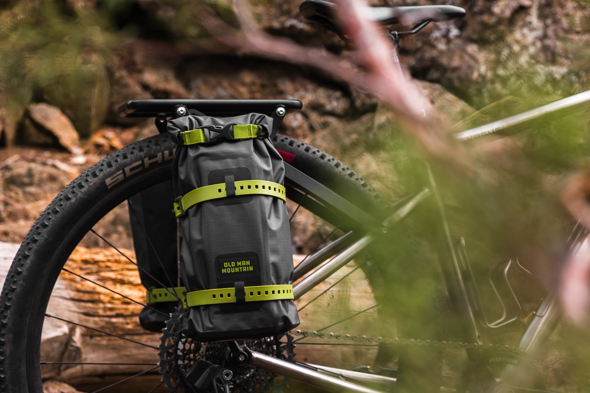 5L bikepacking dry bag.