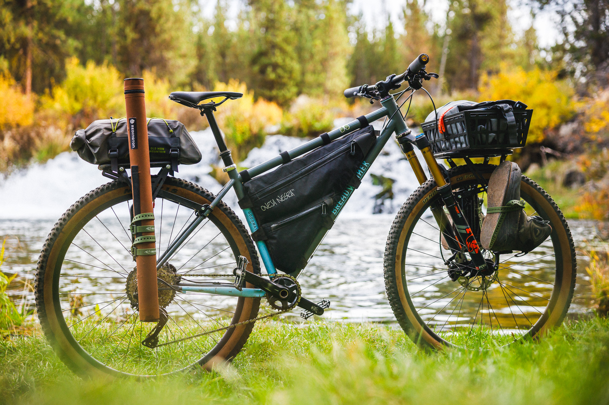 _Q9A9247 Bikefishing bike with all necessary fishing gear attached.