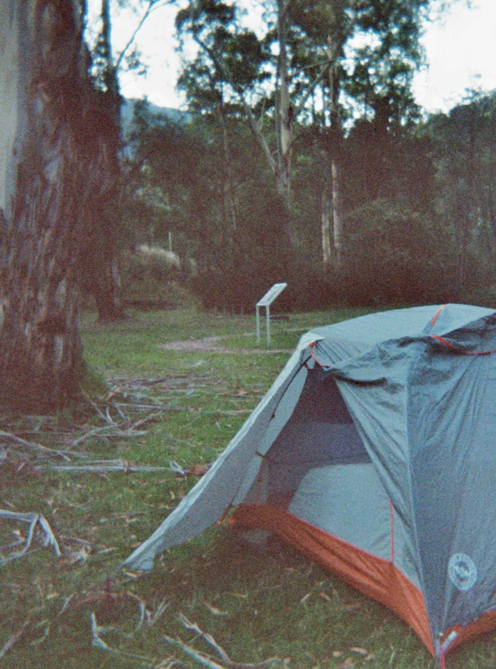 Tent at camp.