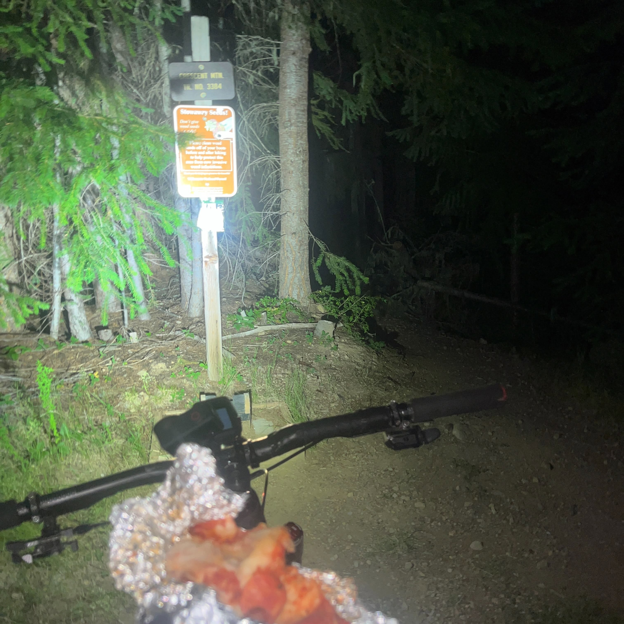 alex5 Late night trailhead pizza while night riding