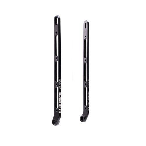 3-pack mounts to attached cargo cages to suspension forks and attach bolt on panniers to carbon forks.